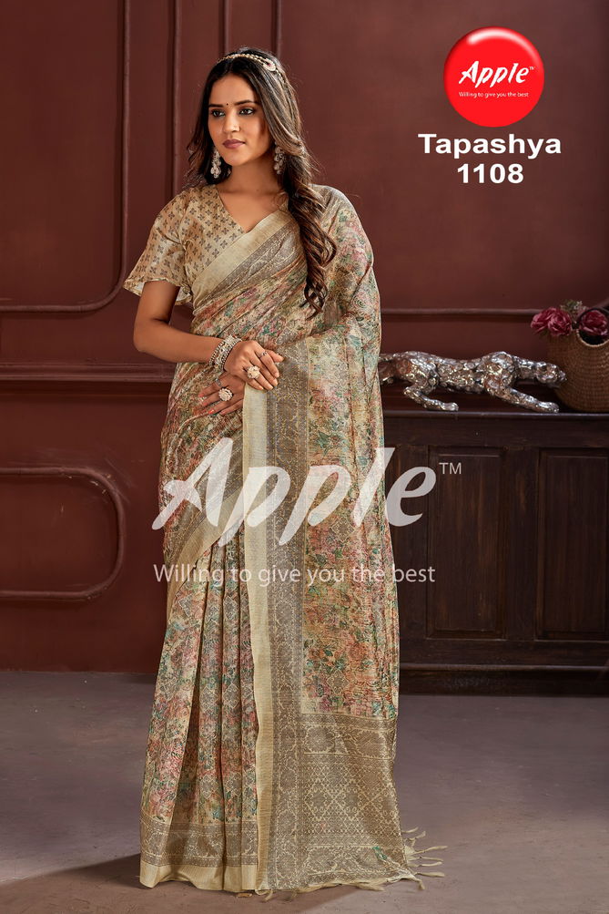 Tapashya Vol 11 By Apple Sufi Silk Printed Sarees Wholesalers In Delhi